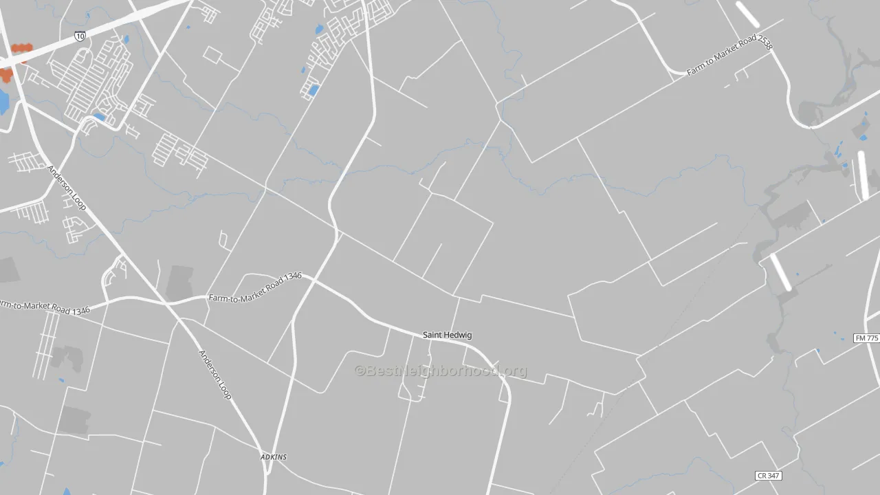Bike Grade map of 78152, TX