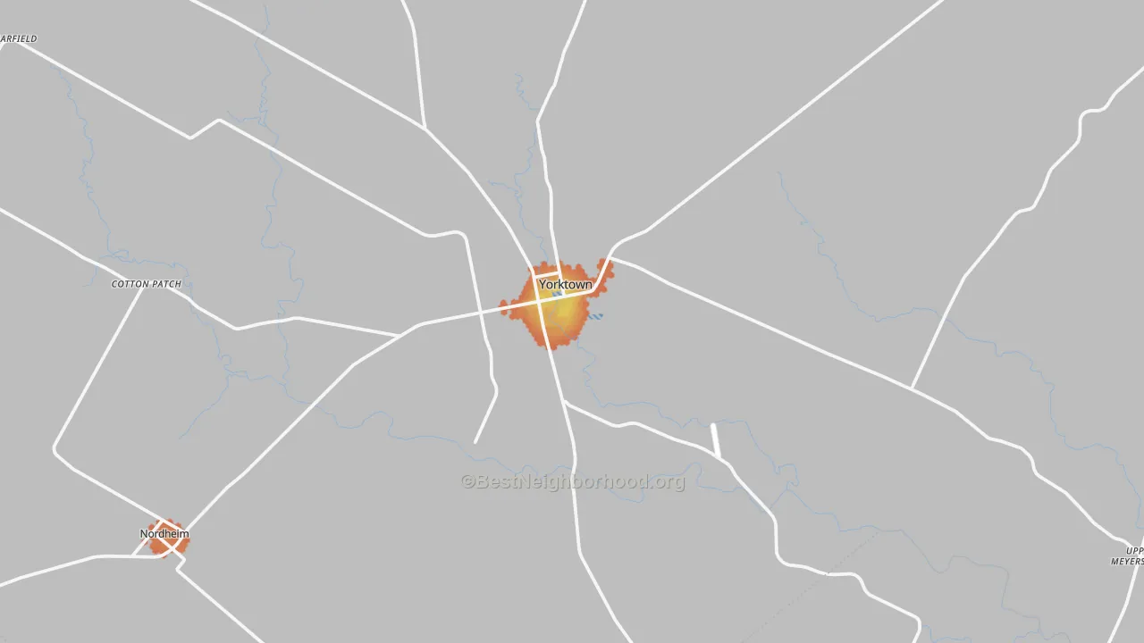 Bike Grade map of 78164, TX