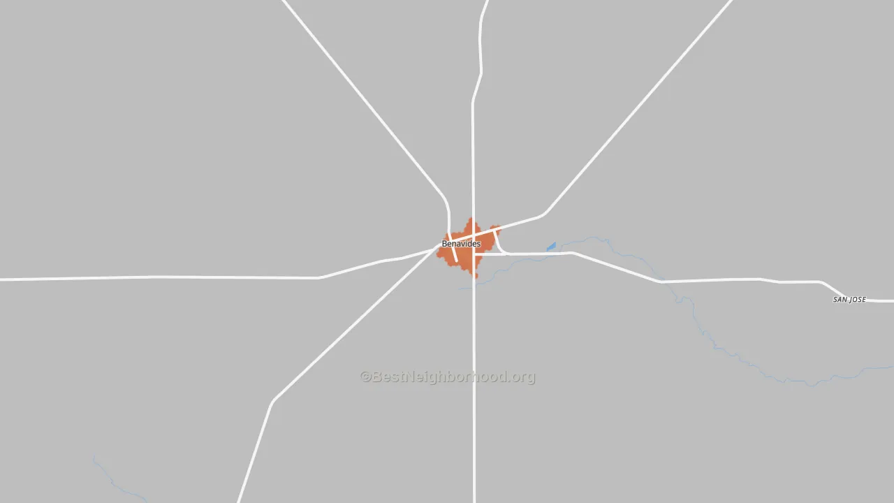 Bike Grade map of 78341, TX