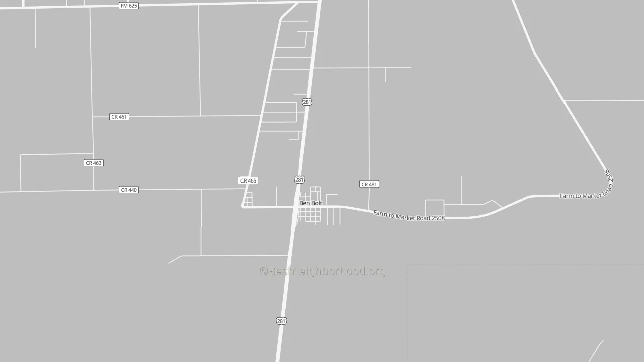 Bike Grade map of 78342, TX