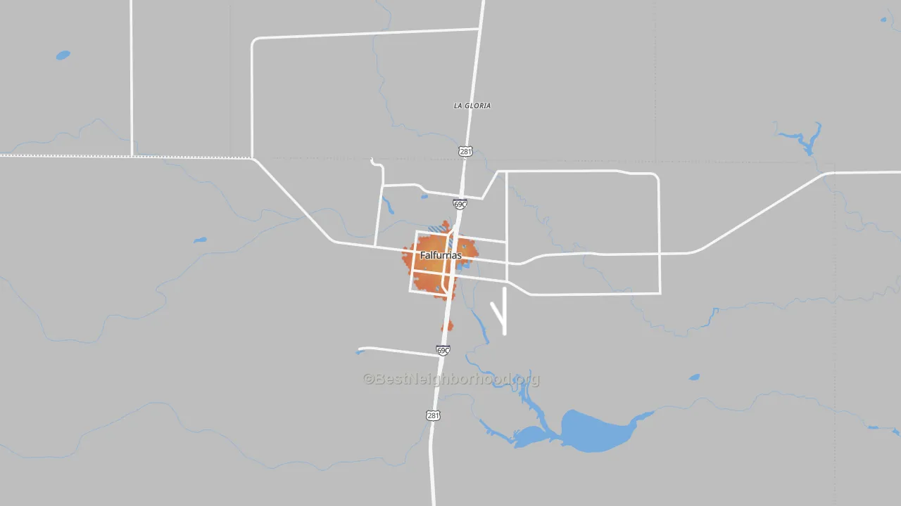 Bike Grade map of 78355, TX
