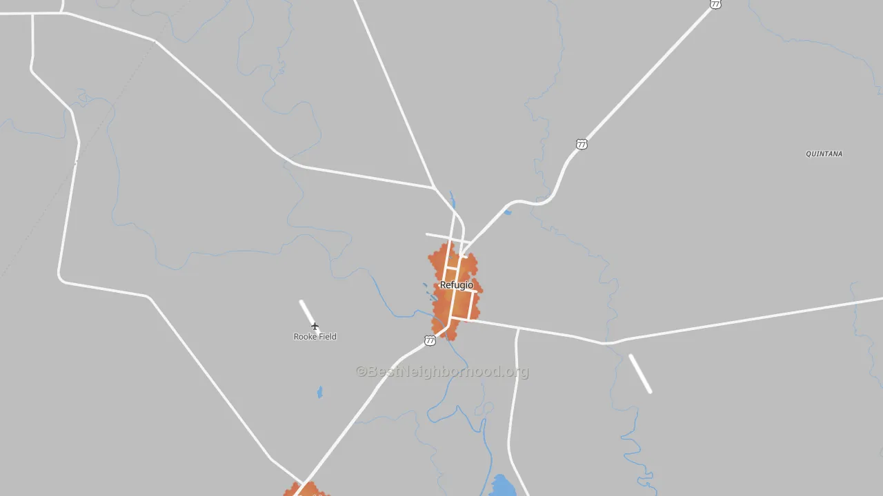 Bike Grade map of 78377, TX