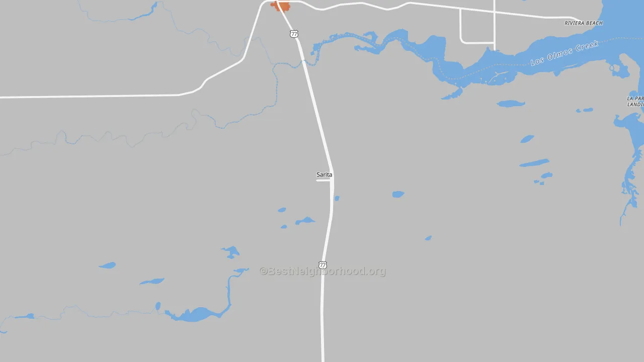 Bike Grade map of 78385, TX