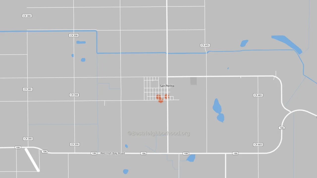 Bike Grade map of 78590, TX