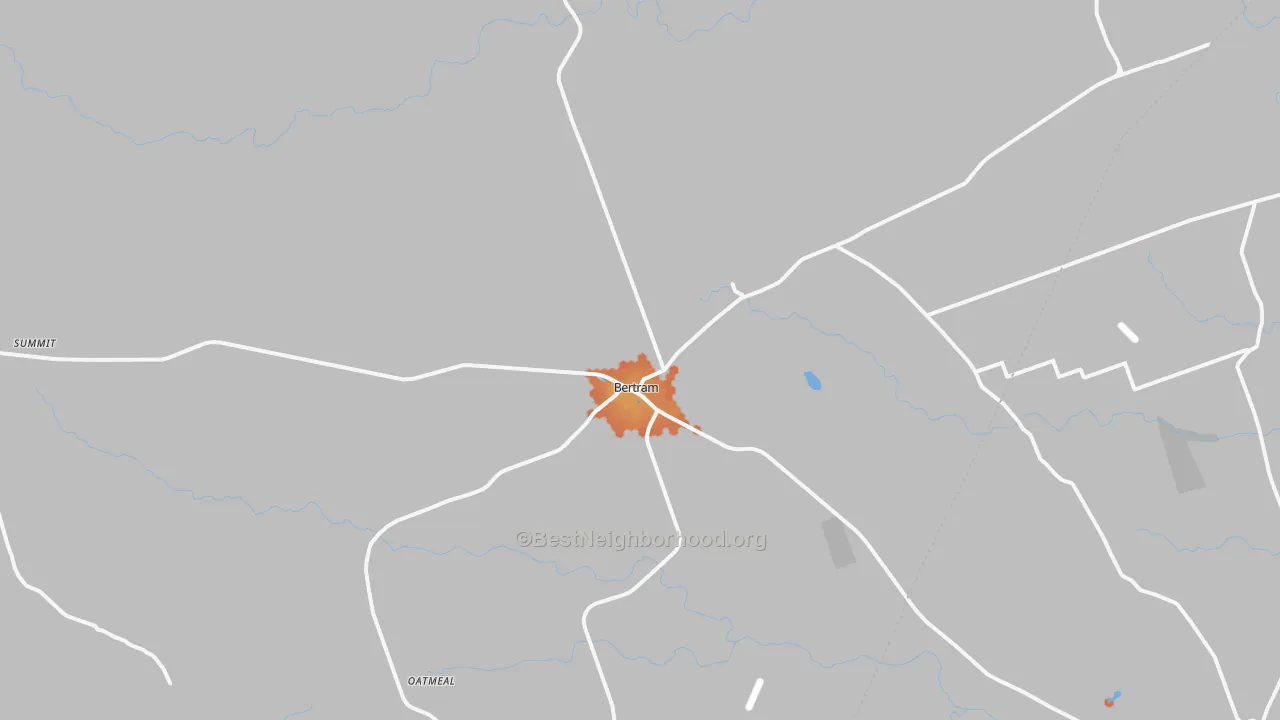Bike Grade map of 78605, TX