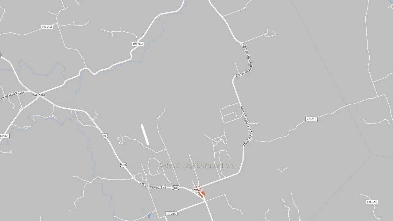 Bike Grade map of 78608, TX