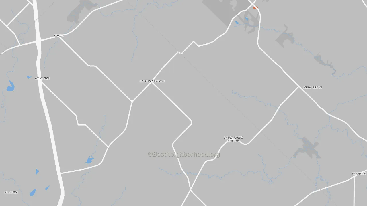 Bike Grade map of 78616, TX