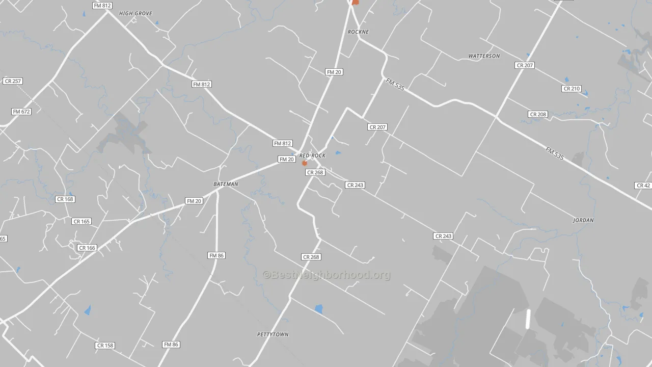 Bike Grade map of 78662, TX