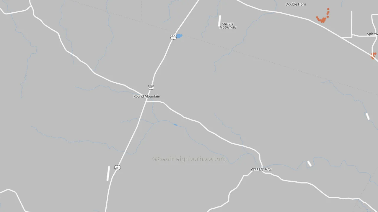 Bike Grade map of 78663, TX