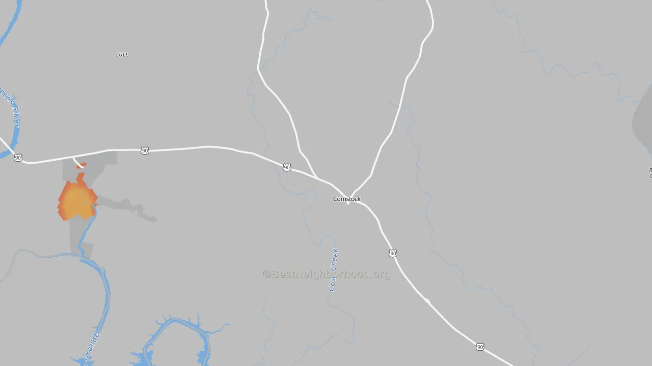 Bike Grade map of 78837, TX
