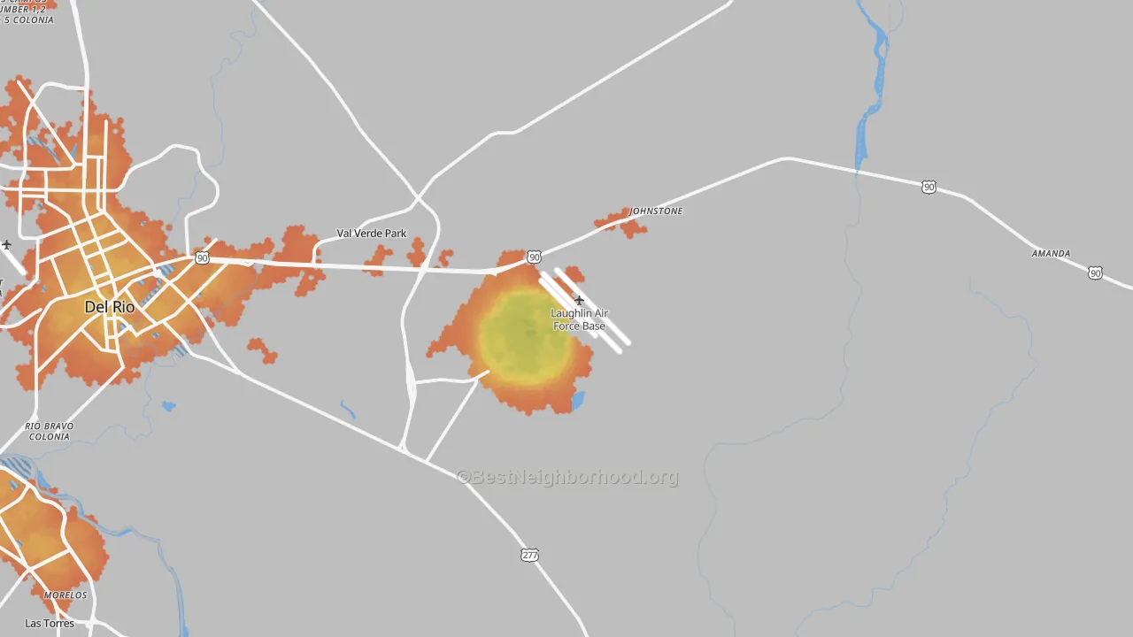 Bike Grade map of 78843, TX