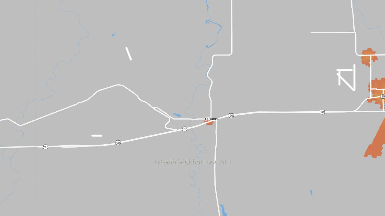 Bike Grade map of 78850, TX