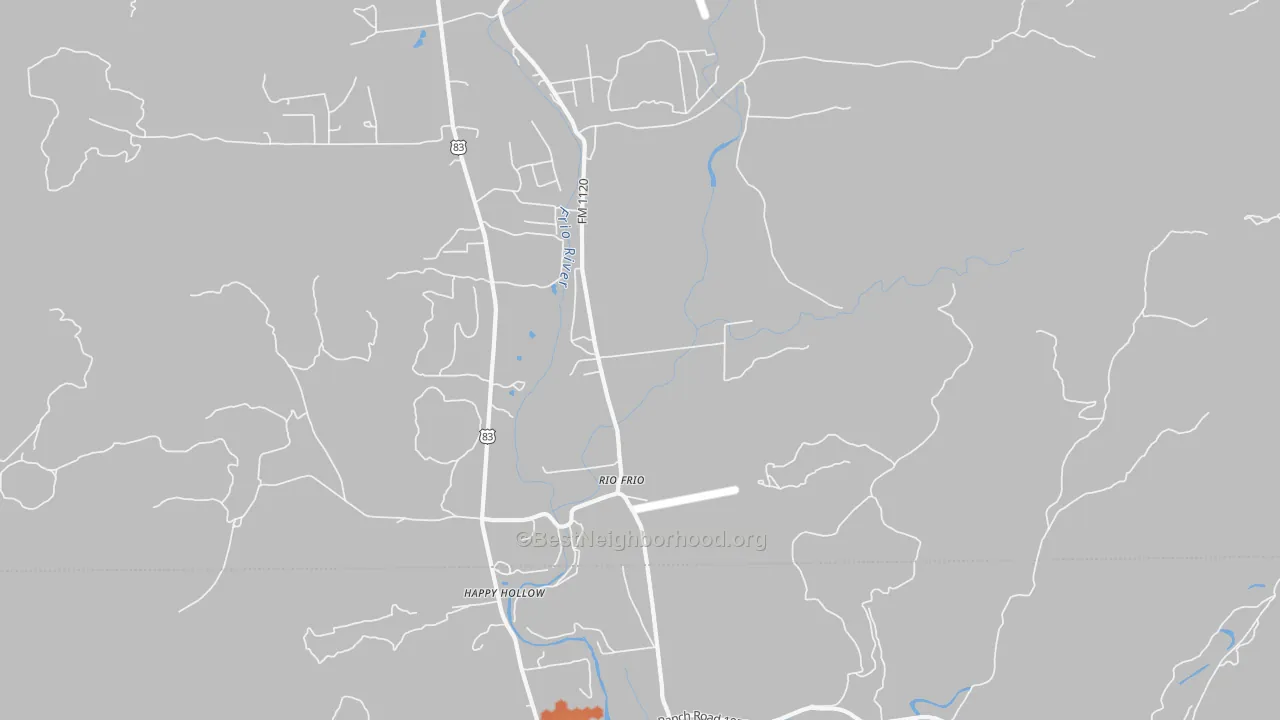 Bike Grade map of 78879, TX