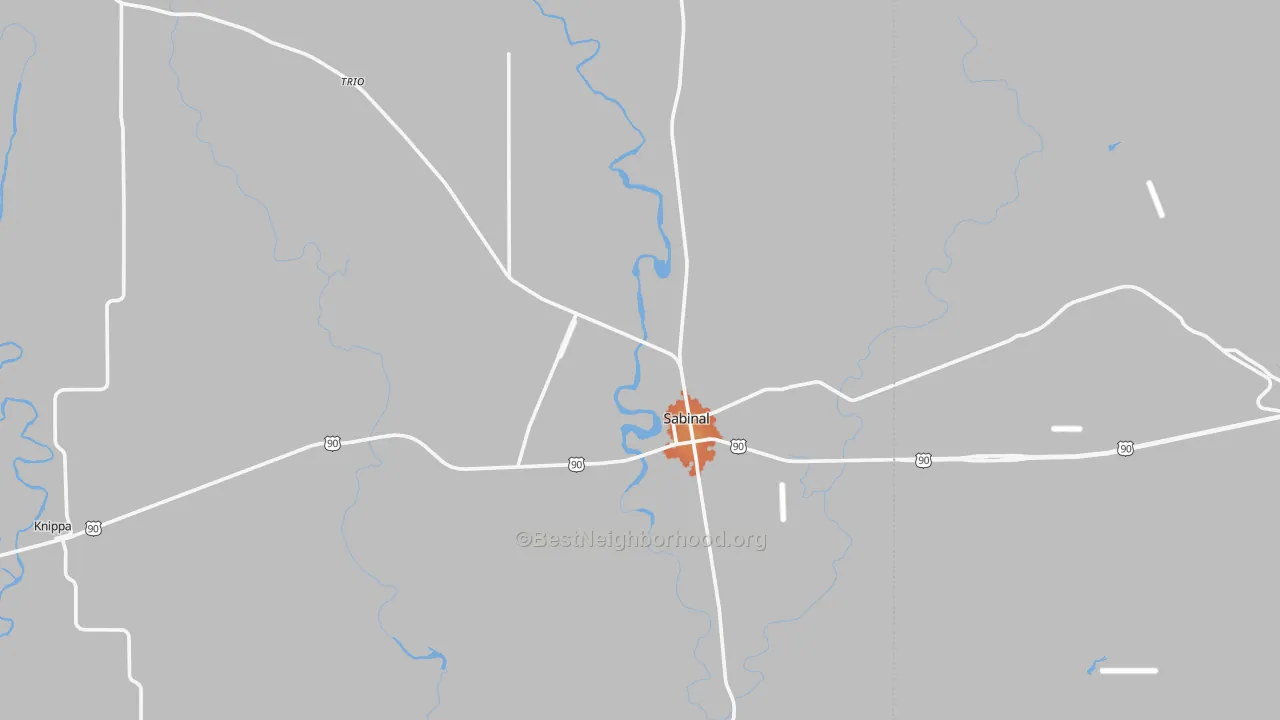 Bike Grade map of 78881, TX