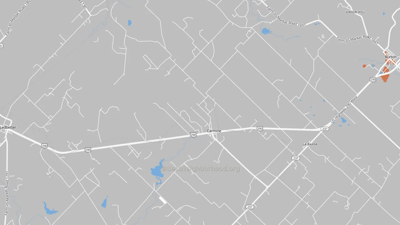 Bike Grade map of 78932, TX