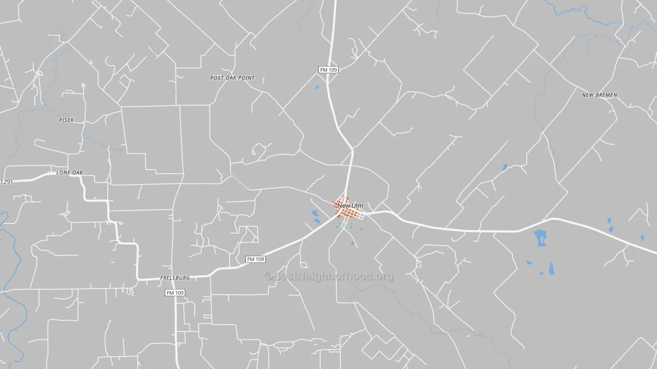 Bike Grade map of 78950, TX
