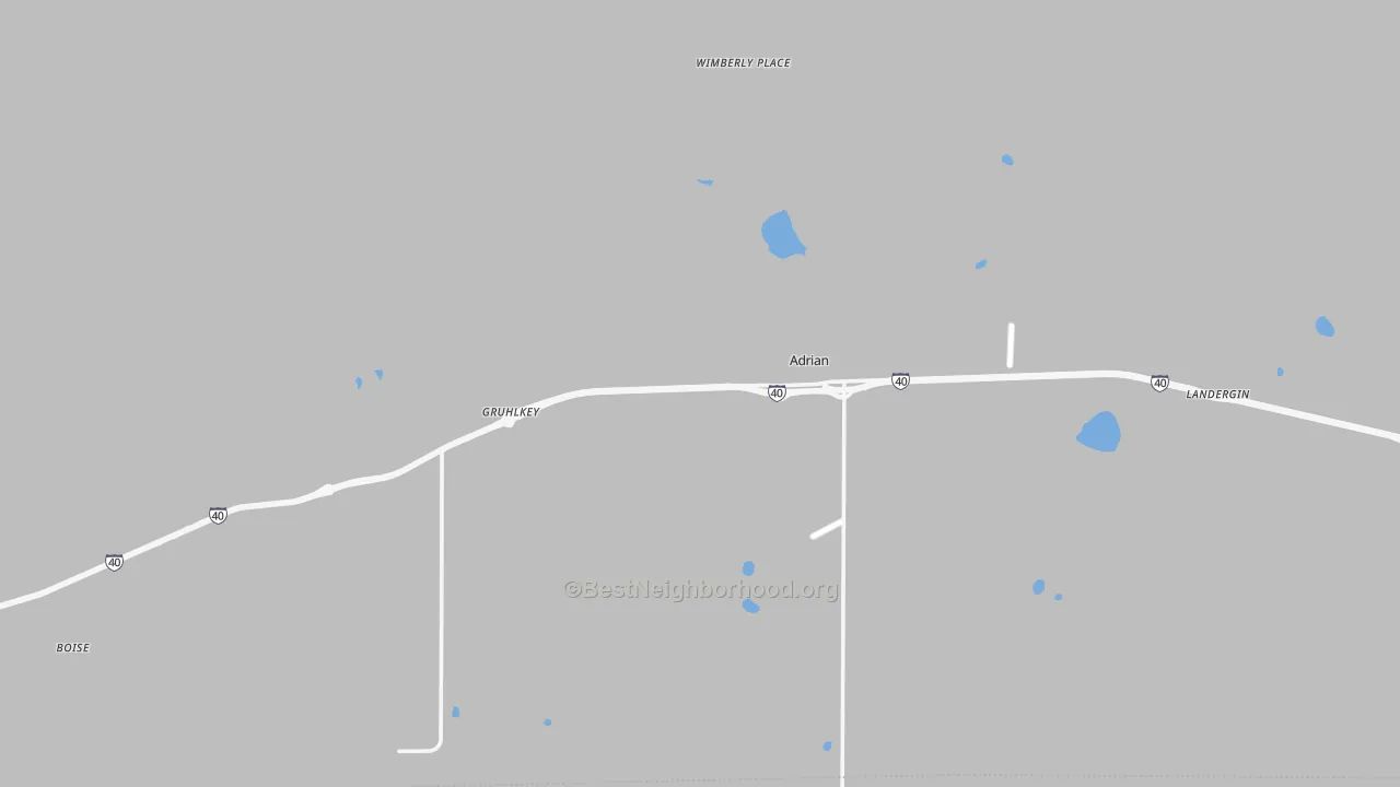 Bike Grade map of 79001, TX