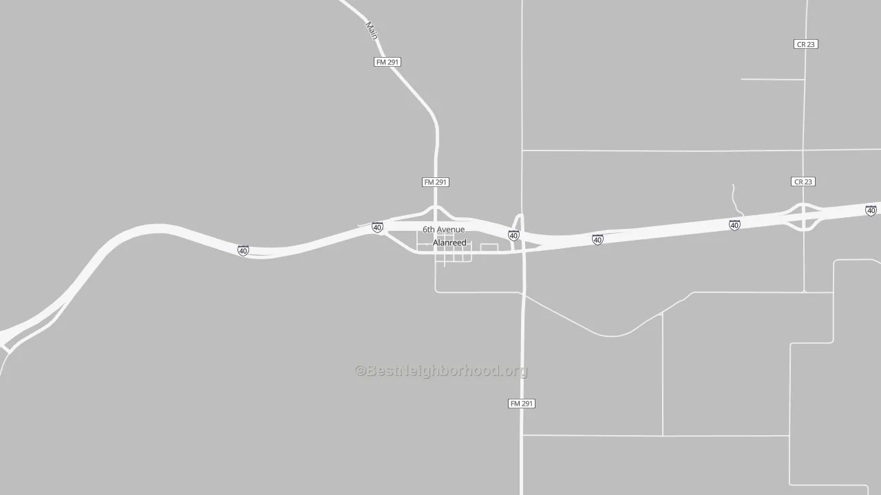 Bike Grade map of 79002, TX