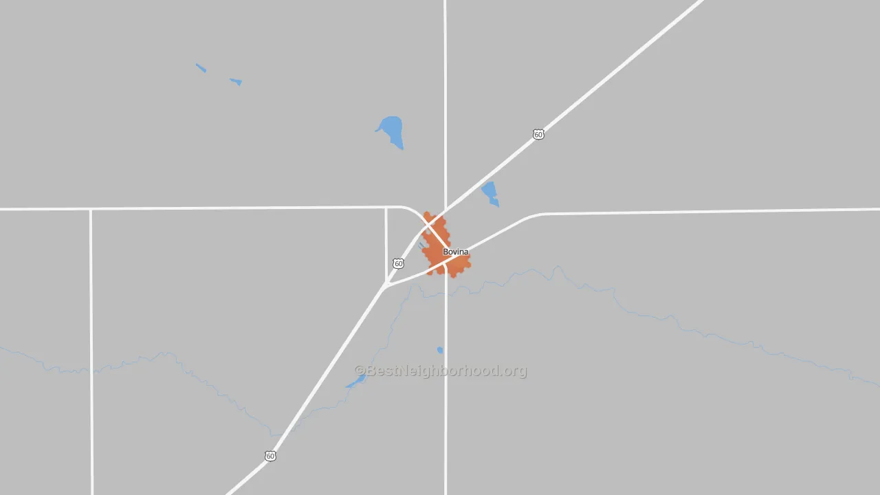 Bike Grade map of 79009, TX