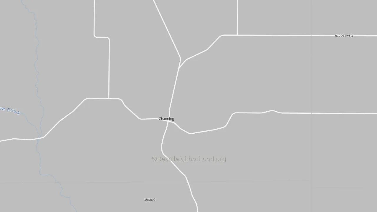 Bike Grade map of 79018, TX