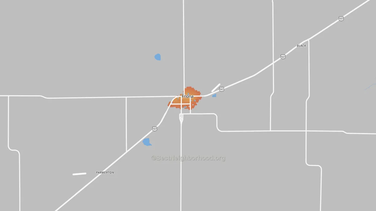 Bike Grade map of 79035, TX
