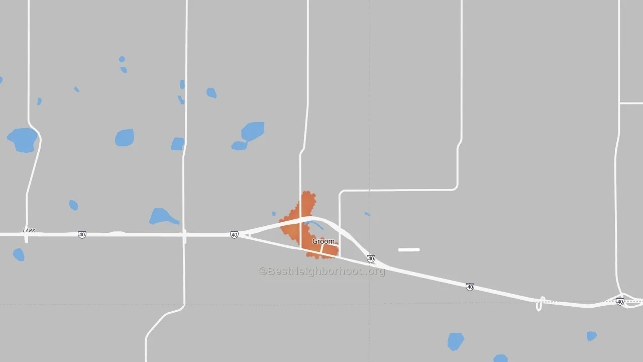 Bike Grade map of 79039, TX