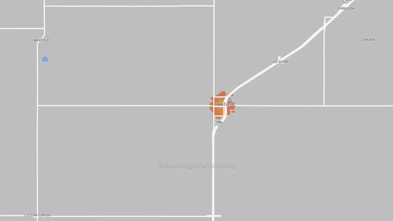 Bike Grade map of 79041, TX
