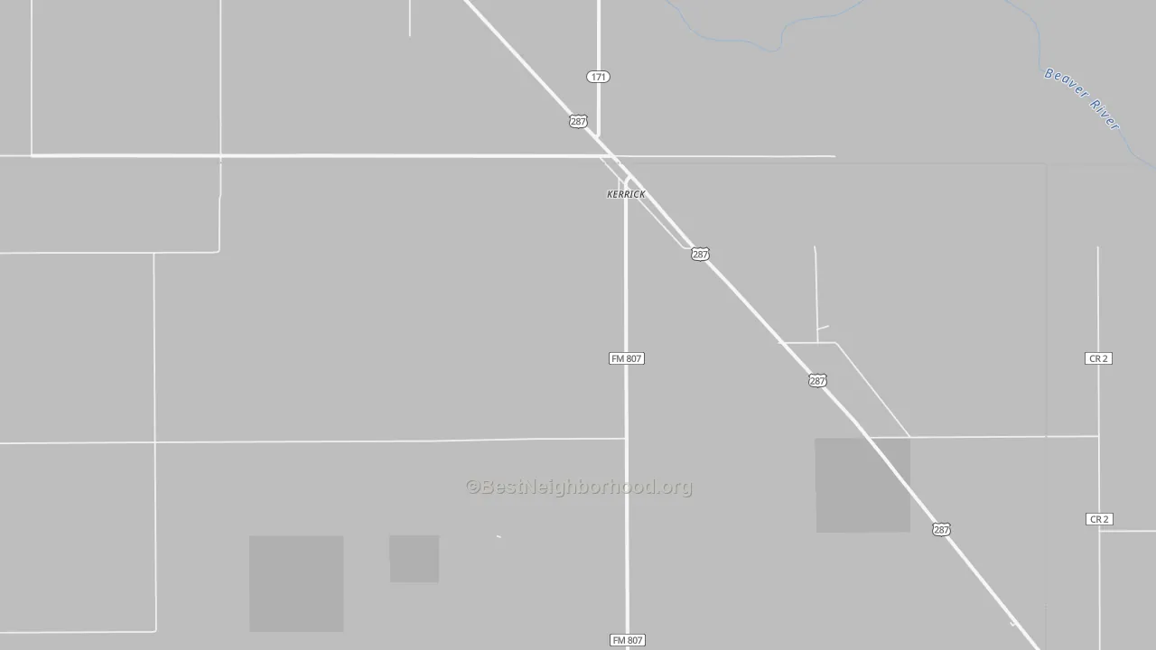 Bike Grade map of 79051, TX