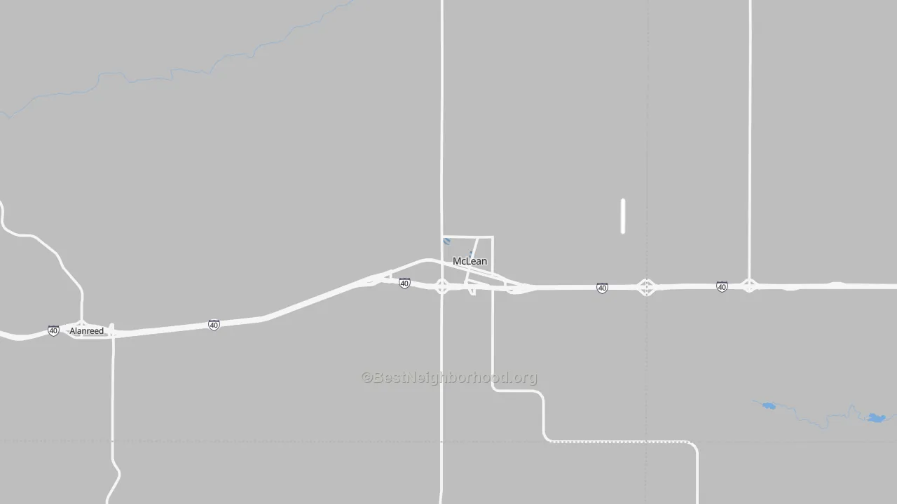 Bike Grade map of 79057, TX