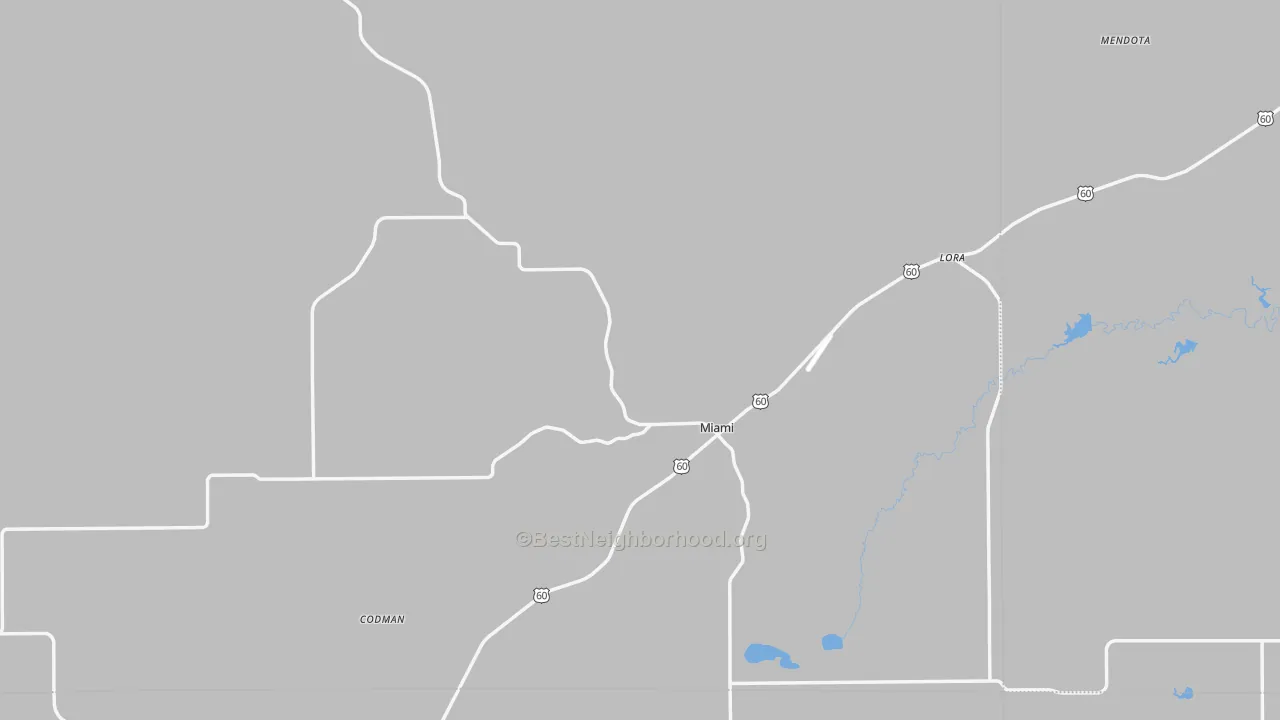 Bike Grade map of 79059, TX