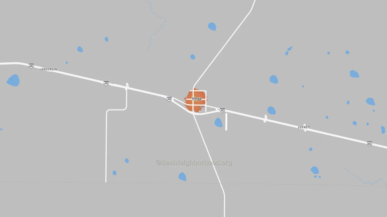 Bike Grade map of 79092, TX
