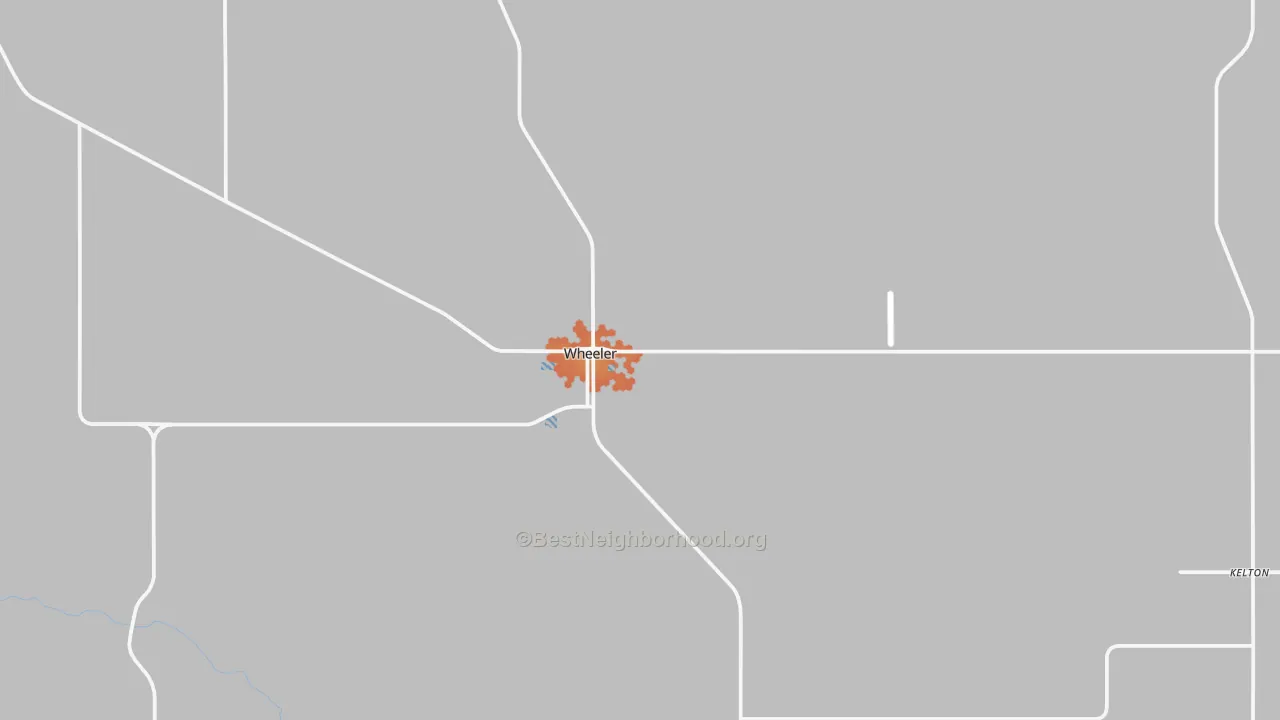 Bike Grade map of 79096, TX