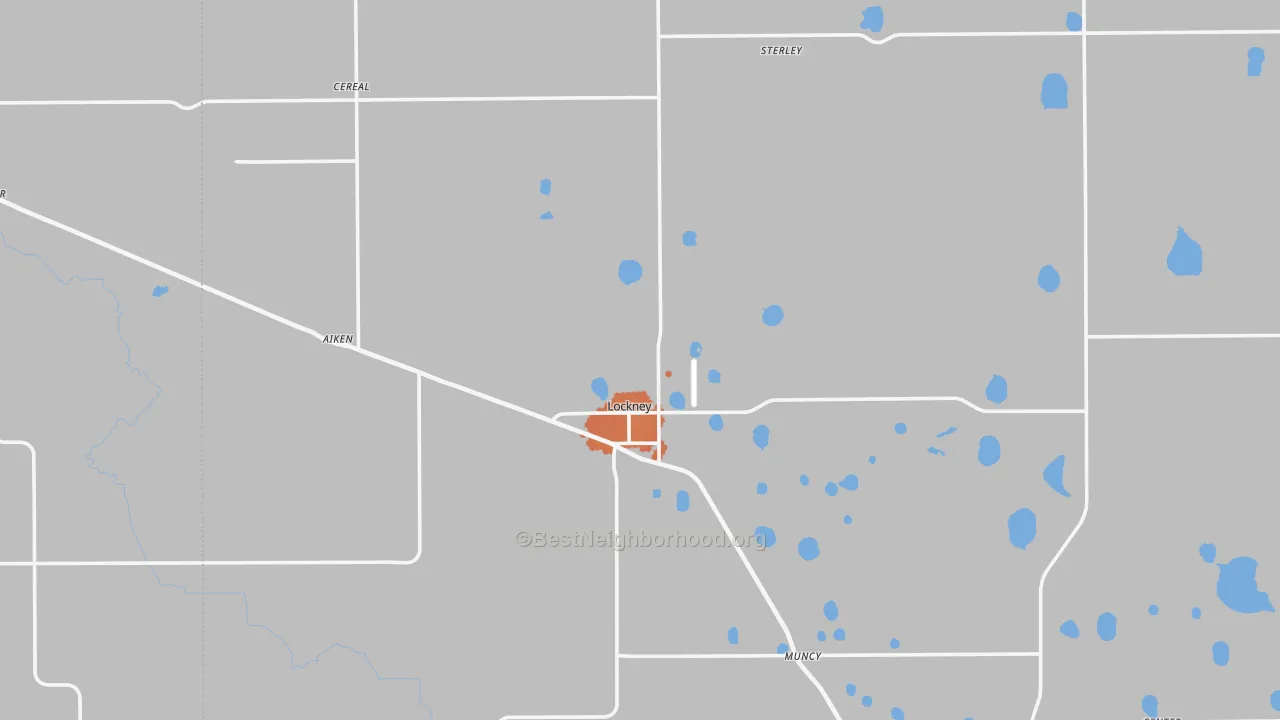Bike Grade map of 79241, TX