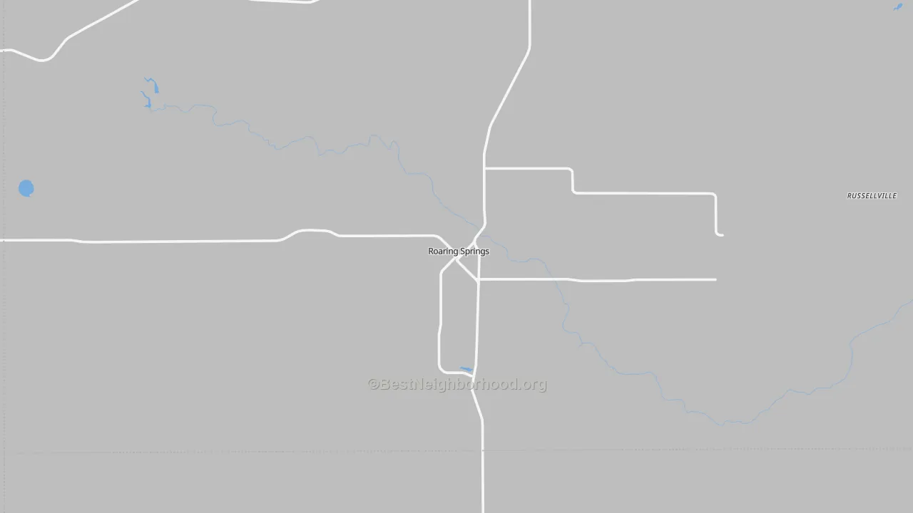 Bike Grade map of 79256, TX