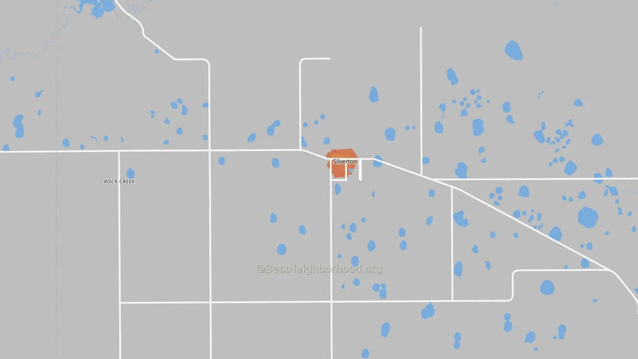 Bike Grade map of 79257, TX