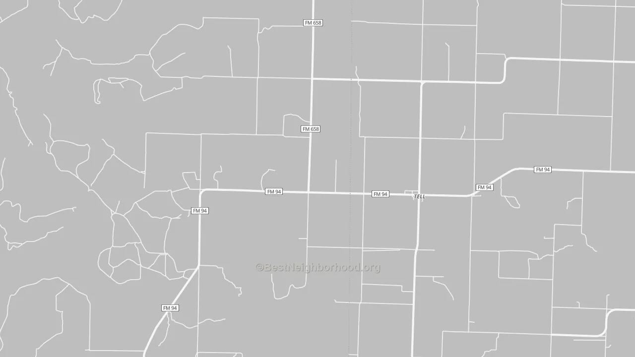Bike Grade map of 79259, TX