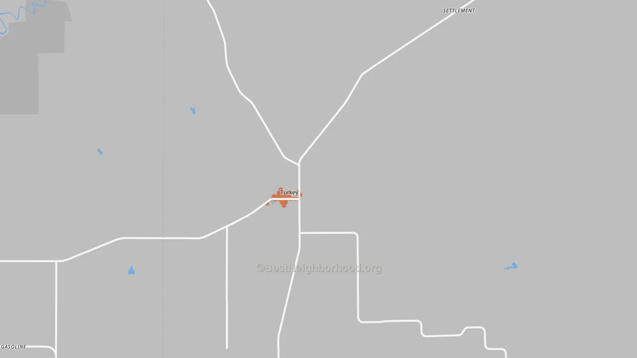 Bike Grade map of 79261, TX