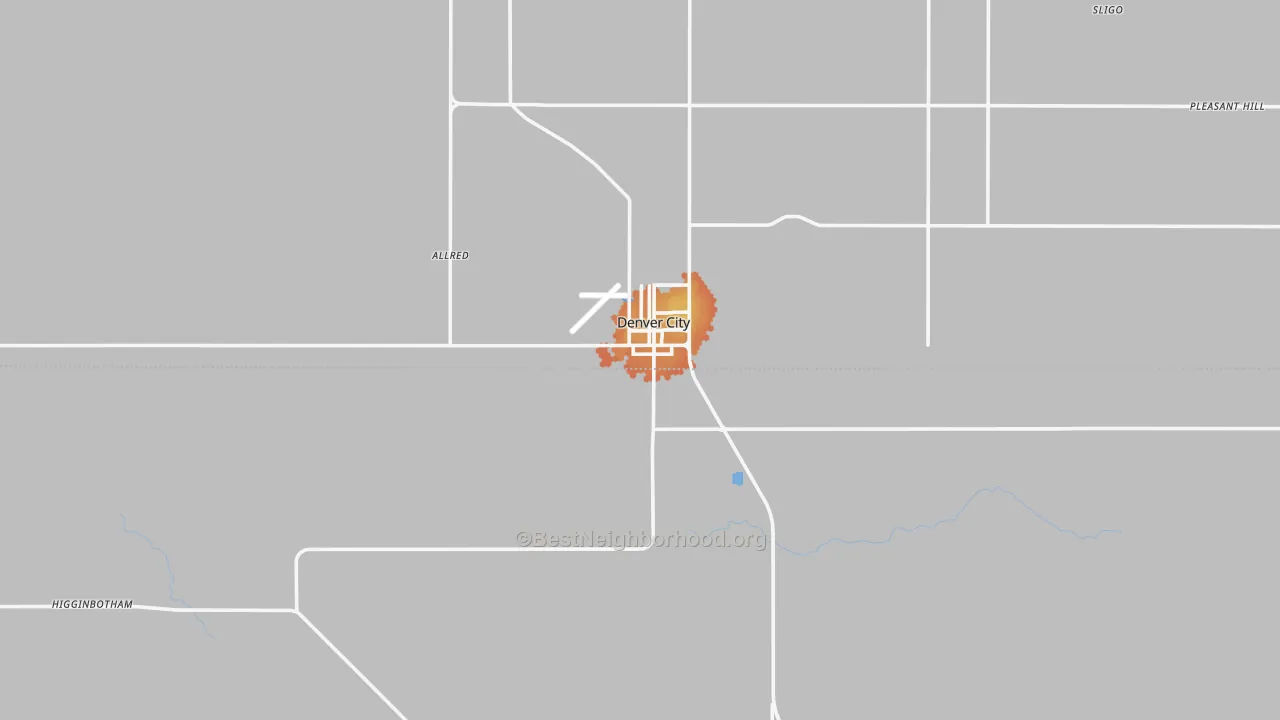 Bike Grade map of 79323, TX