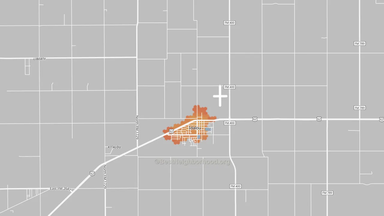 Bike Grade map of 79329, TX
