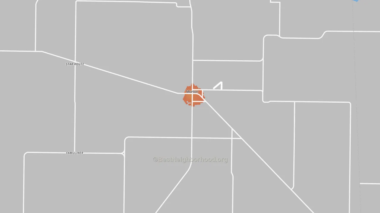 Bike Grade map of 79346, TX