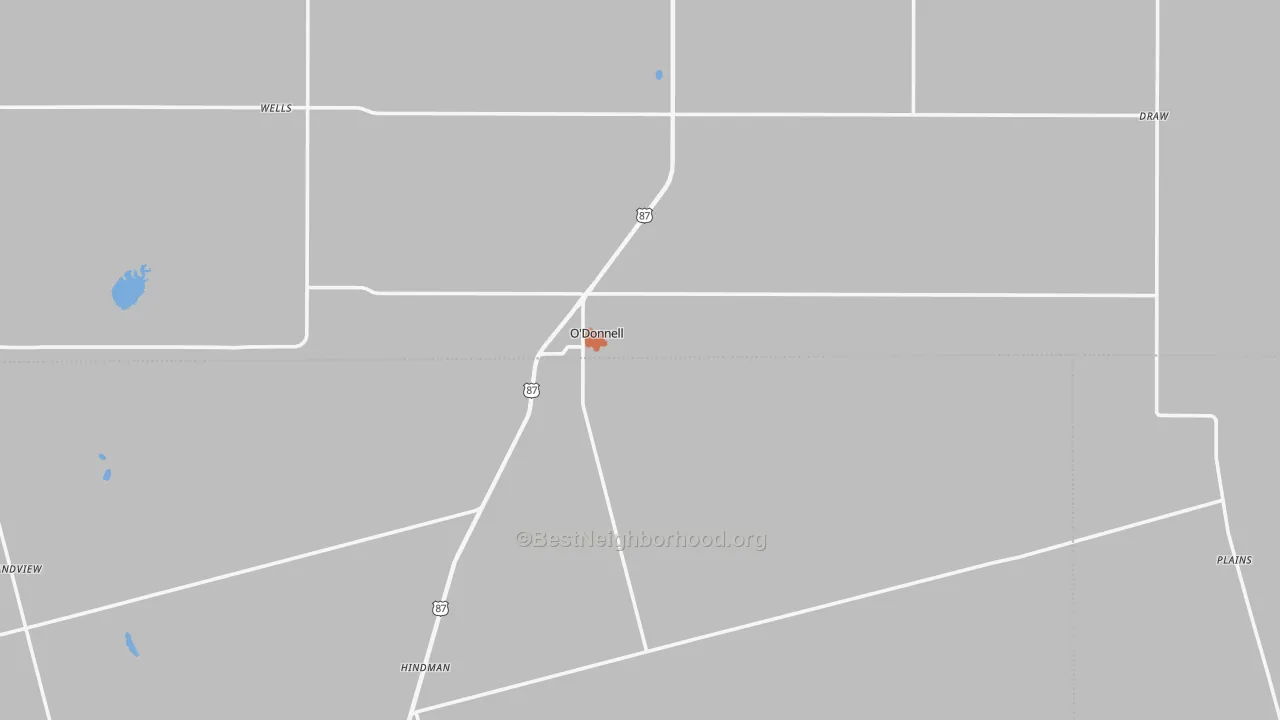 Bike Grade map of 79351, TX