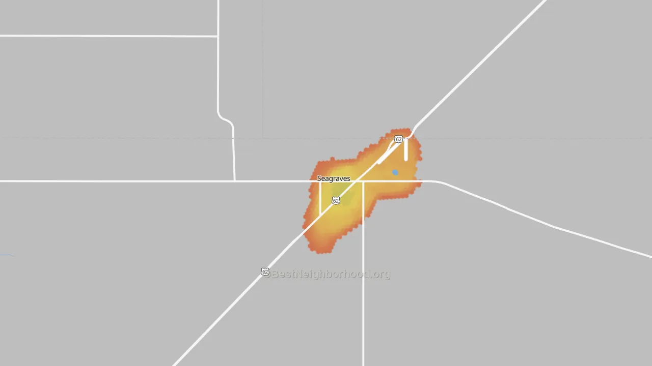 Bike Grade map of 79359, TX