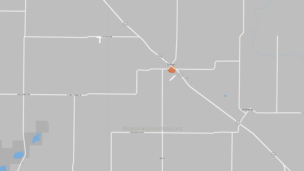 Bike Grade map of 79371, TX