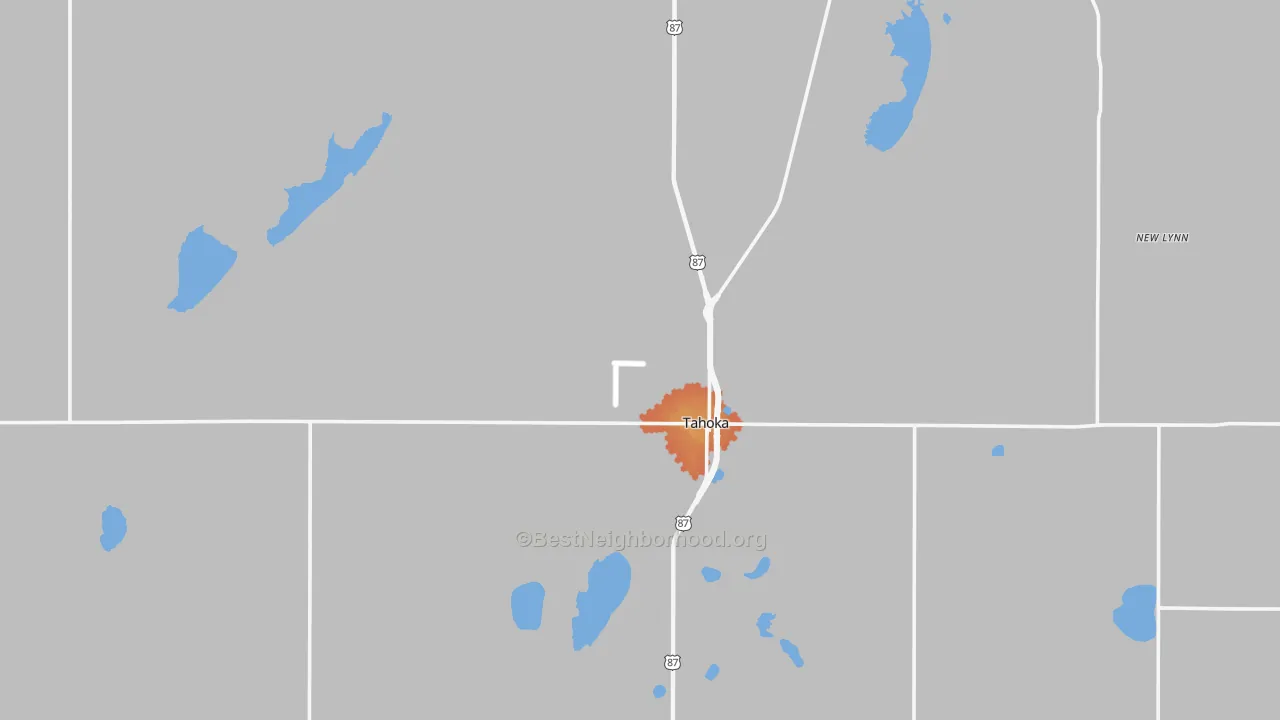 Bike Grade map of 79373, TX