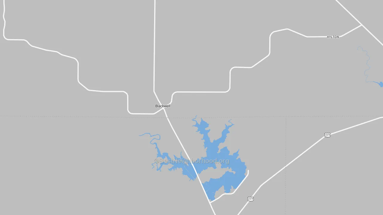 Bike Grade map of 79506, TX