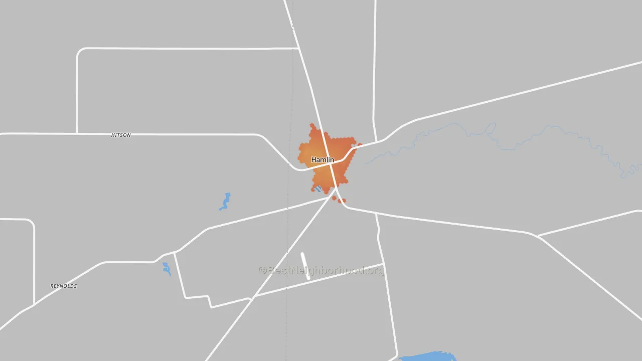 Bike Grade map of 79520, TX