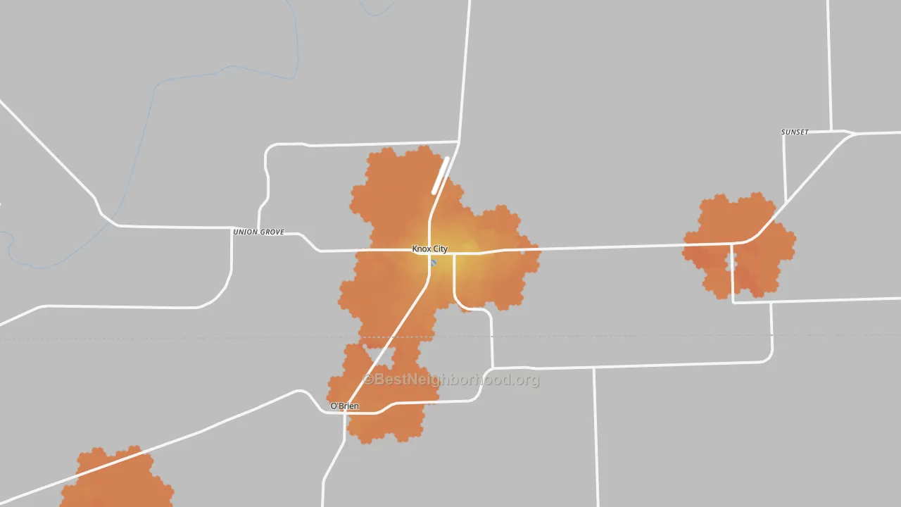 Bike Grade map of 79529, TX