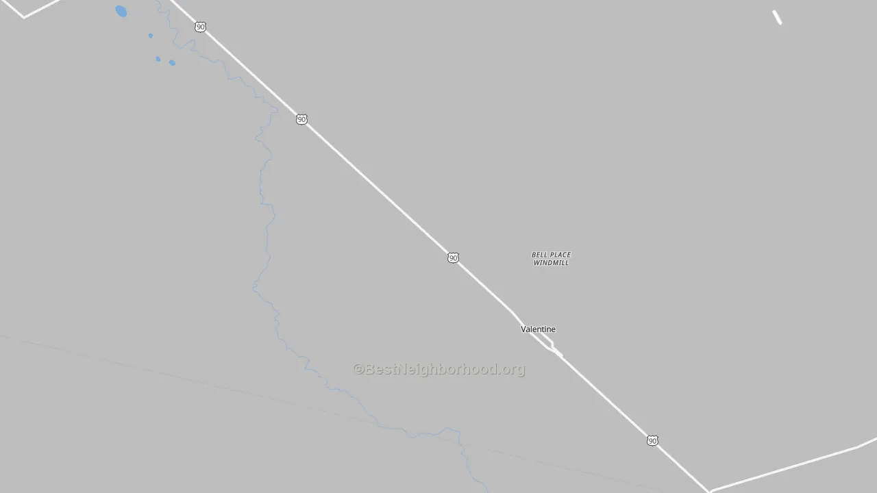 Bike Grade map of 79854, TX