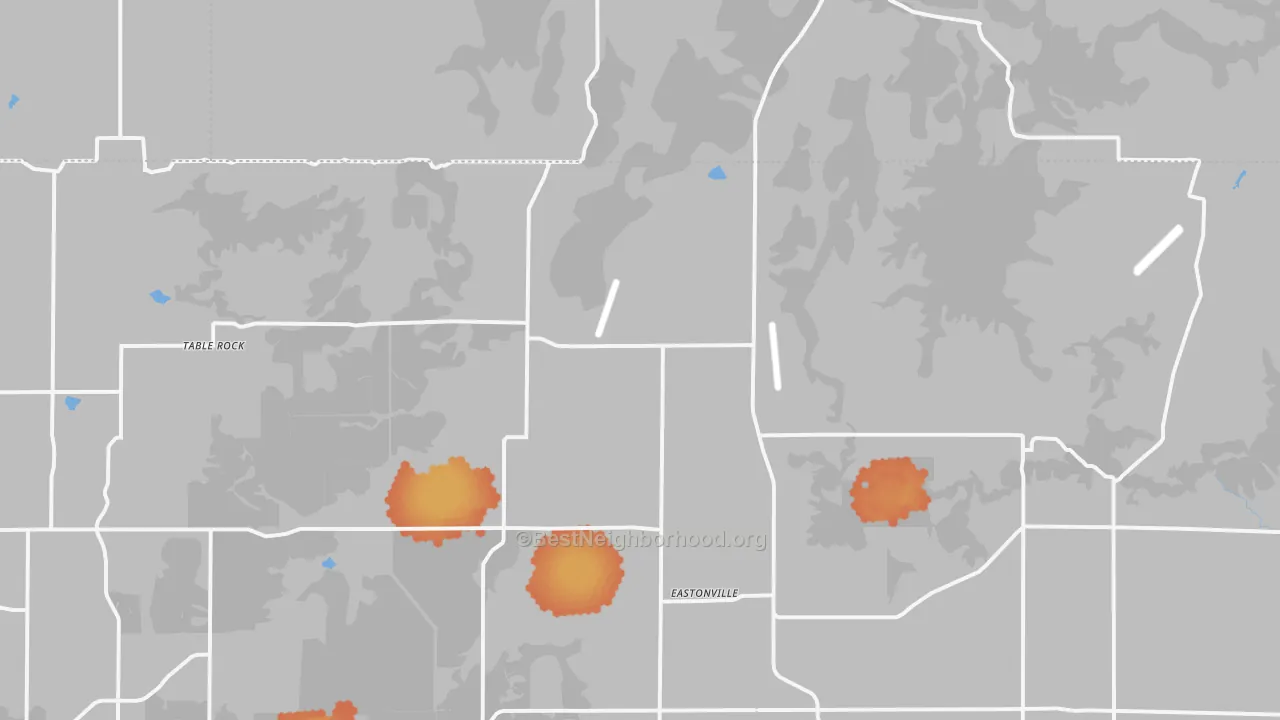 Bike Grade map of 80106, CO