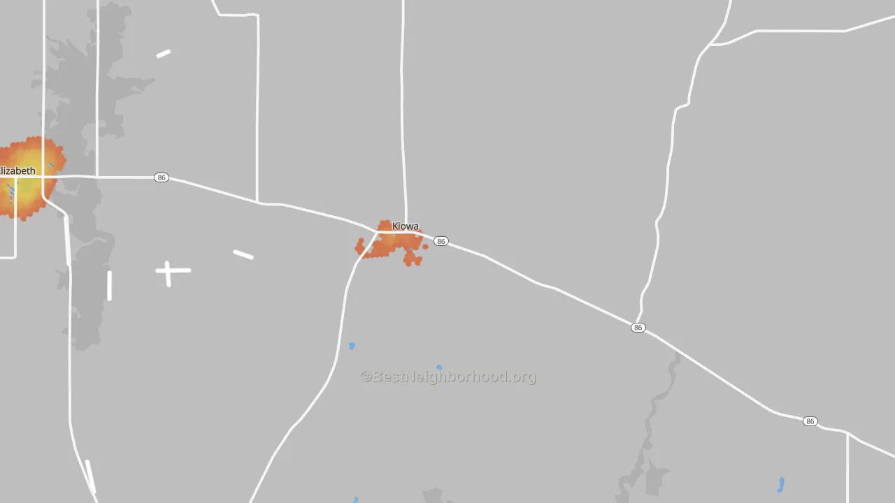 Bike Grade map of 80117, CO